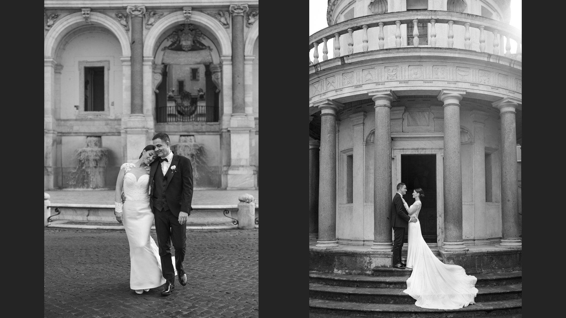 Wedding Day Fontana Acqua Paola Rome